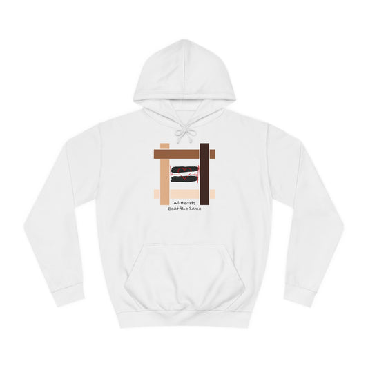 All Hearts Beat the Same Unisex Hoodie