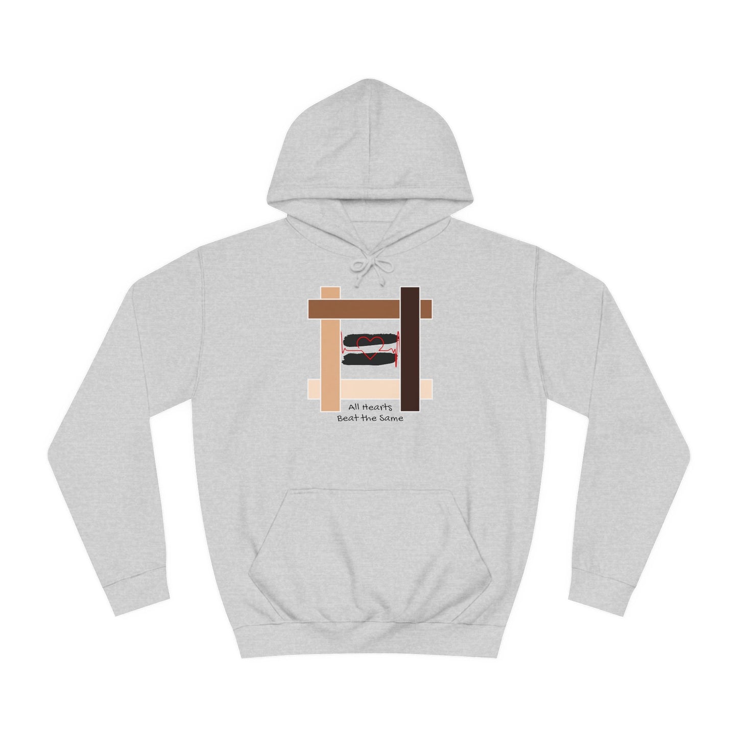 All Hearts Beat the Same Unisex Hoodie